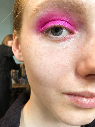 MUA Helsinki Fashion Week makeup fashion show Helsinki runway makeup muotinäytös meikki meikkaaja