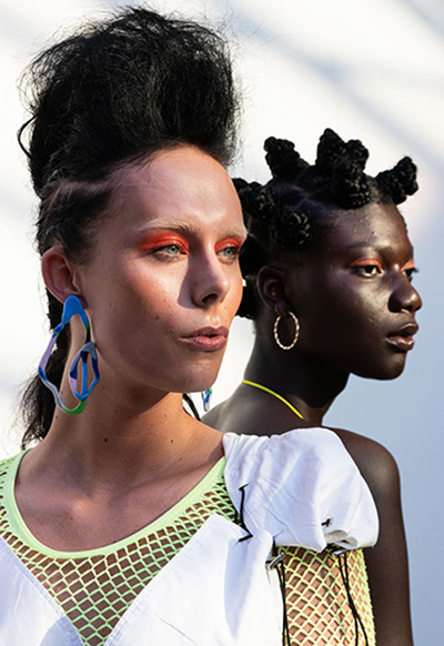 MUA Helsinki Fashion Week makeup fashion show Helsinki runway makeup muotinäytös meikki meikkaaja