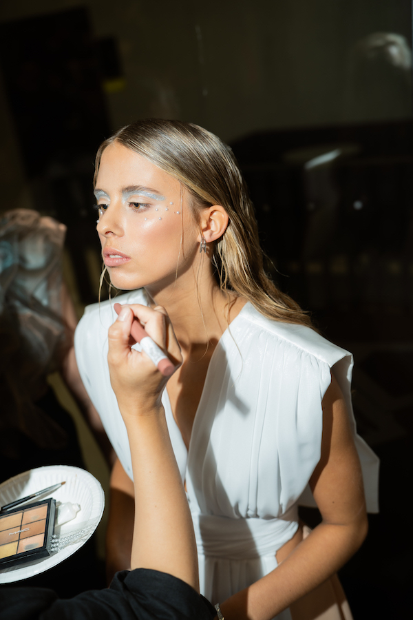 Runway makeup MUA Helsinki meikkaaja fashion show meikki